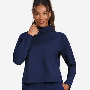 BAD BIRDIE TOUR MOCKNECK - DARK NAVY SMALL